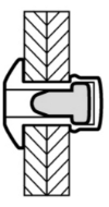Afbeeldingen van Masterfix Blindklinknagel aluminium/RVS (A2) gas/waterdicht/bolkop MFX 1231