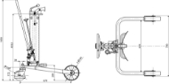 Afbeeldingen van REMA Hydraulische vatenwagen DH-250