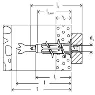 Afbeeldingen van fischer Gipsplaatplug DuoBlade