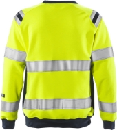 Afbeeldingen van FRISTADS Flamestat High Vis Sweatshirt Klasse 3 7076 SFLH