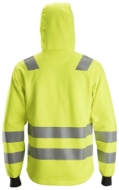 Afbeeldingen van Snickers Workwear AllroundWork, High-Vis Hoodie met Rits KL2/KL3 8039