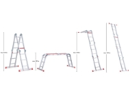 Afbeeldingen van Altrex Aluminium vouwladder Varitrex Plus