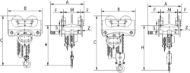 Afbeeldingen van REMA Takel/duwloopkat combinatie S20P/200OD/2T/3M