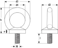 Afbeeldingen van REMA Oogbout DIN580-C15E-M16-700KG