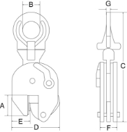 Afbeeldingen van REMA Bulb hijsklem CBU-5.0