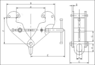 Afbeeldingen van REMA Spindel balkenklem KSBO-1