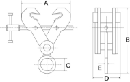 Afbeeldingen van REMA Spindel balkenklem CSV-2.0