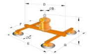 Afbeeldingen van REMA Mechanische vacuümheffer VHM-600/4