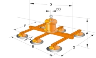 Afbeeldingen van REMA Mechanische vacuümheffer VHM-1200/6