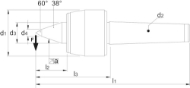 Afbeeldingen van Phantom Heavy Duty Meedraaiend Center, met verlengde punt, MK 85.225