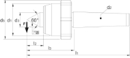 Afbeeldingen van Phantom Heavy Duty Meedraaiend Center, met afdrukmoer, MK 85.230