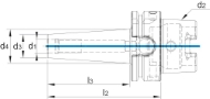 Afbeeldingen van Phantom Opschroef opname, HSK-A volgens DIN 69893 82.217