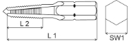 Afbeeldingen van VÖLKEL HexTap S tapbit G (BSP)