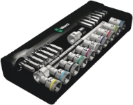 Afbeeldingen van Wera Dopsleutelset 1/2" 8100 SC 8 Zyklop Metal