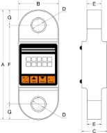 Afbeeldingen van REMA Dynamometer met afleesbare afstandsbediening DSD04TX/RX-25TON