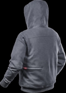 Afbeeldingen van Milwaukee Li-Ion accu heated hoodie (excl. accu) M12 HHGREY3-0(2XL)