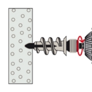 Afbeeldingen van fischer Gipsplaatplug met schroef GK