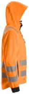 Afbeeldingen van Snickers Workwear AllroundWork, High-Vis Hoodie met Rits KL2/KL3 8039