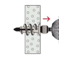 Afbeeldingen van fischer Gipsplaatplug met schroef GK