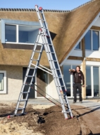 Afbeeldingen van Altrex Aluminium ladder (gecoat) - 3-delig reform Atlantis