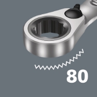 Afbeeldingen van Wera Ring- steekratelsleutelset metrisch 6001 Joker Switch