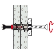 Afbeeldingen van fischer Gipsplaatplug DuoBlade