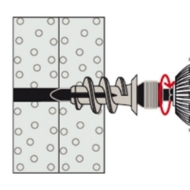 Afbeeldingen van fischer Gipsplaatplug met schroef GK