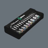 Afbeeldingen van Wera Dopsleutelset 1/4" 8100 SA 7 Zyklop Metal