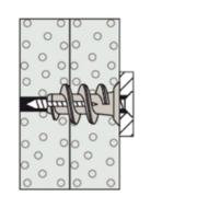 Afbeeldingen van fischer Gipsplaatplug met schroef GK