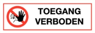 Afbeeldingen van Pictogram toegang verboden
