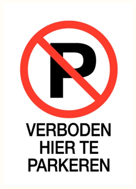 Afbeeldingen van Pictogram verboden hier te parkeren