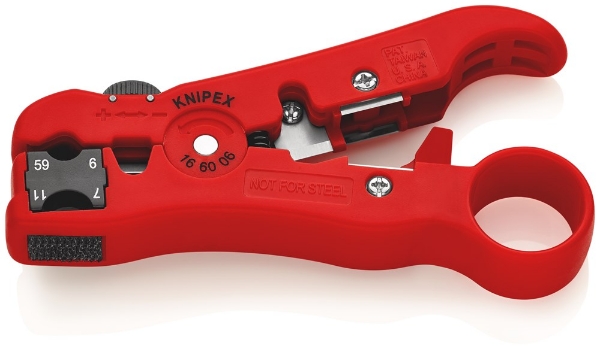 Afbeeldingen van KNIPEX Isolatiegereedschap voor coax- en datakabels