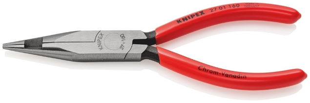 Afbeeldingen van KNIPEX Platspitse tang met middensnijder