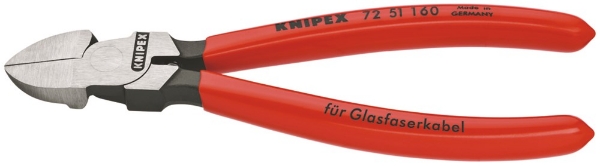 Afbeeldingen van KNIPEX Zijsnijtang voor optische vezelkabel (glasvezelkabel)