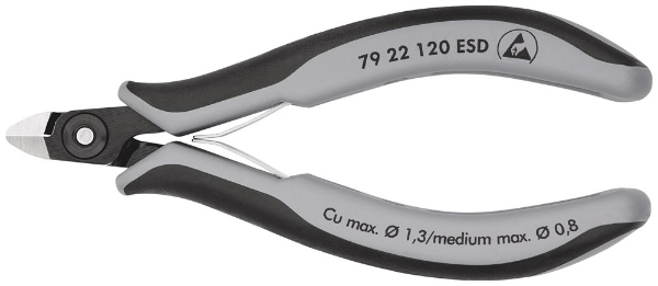 Afbeeldingen van KNIPEX Precisie elektronica-zijsnijtang ESD