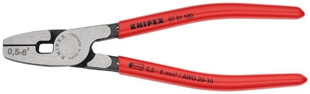 Afbeeldingen van KNIPEX Krimptang voor adereindhulzen