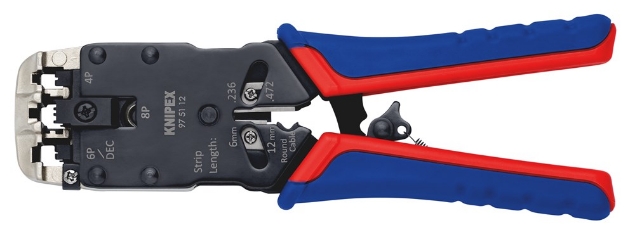 Afbeeldingen van KNIPEX Krimptang voor Western-stekkers