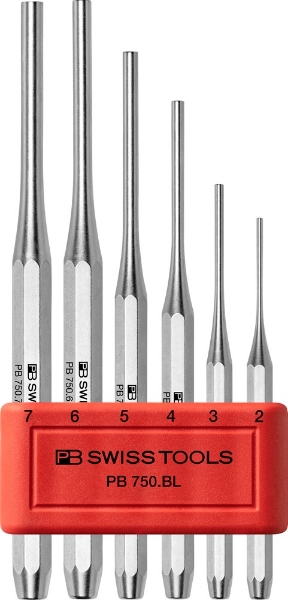 Afbeeldingen van PB Swiss Tools AG Pendrijver, achtkant, set in houder 33 Splintentreiber