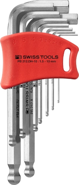 Afbeeldingen van PB Swiss Tools AG Inbussleutel set met kogelkop, mm 22 Sechskant mm