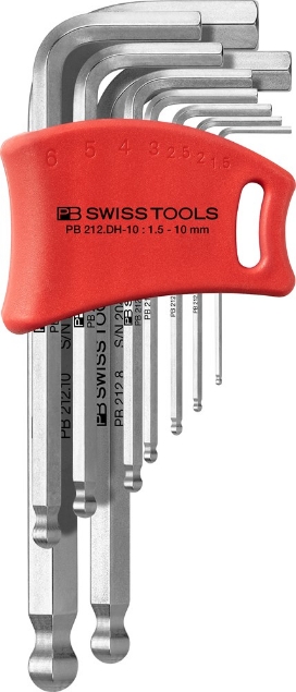 Afbeeldingen van PB Swiss Tools AG Inbussleutel set met kogelkop, mm 22 Sechskant mm