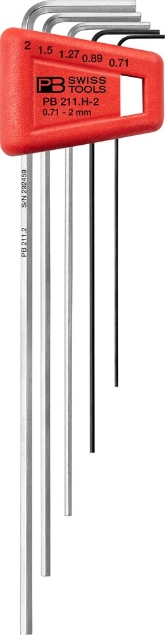 Afbeeldingen van PB Swiss Tools AG Inbussleutel zeskant, set in houder, mm 22 Sechskant mm