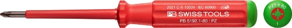 Afbeeldingen van PB Swiss Tools AG Classic VDE Pozidriv kruisschroevendr. 09 Classic 2-K VDE