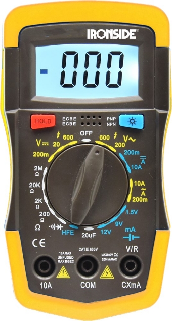 Afbeeldingen van Ironside Multimeter digitaal