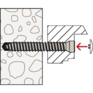 Afbeeldingen van fischer Kozijnschroef cilinderkop FFSZ