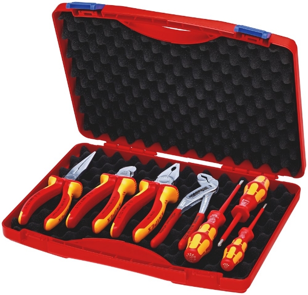 Afbeeldingen van KNIPEX Gereedschapsbox "RED" Electro Set 2