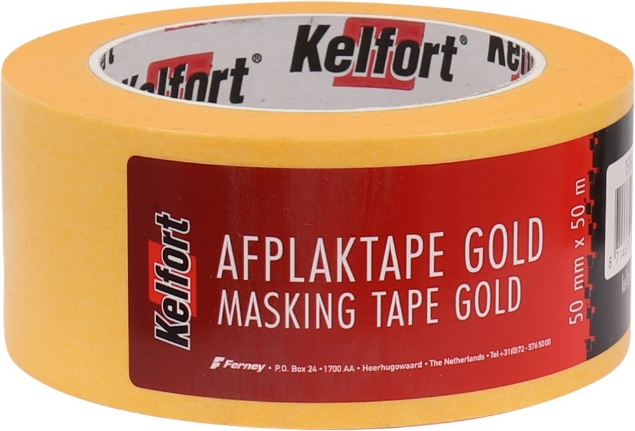 Afbeeldingen van Kelfort Afplaktape Gold Gold