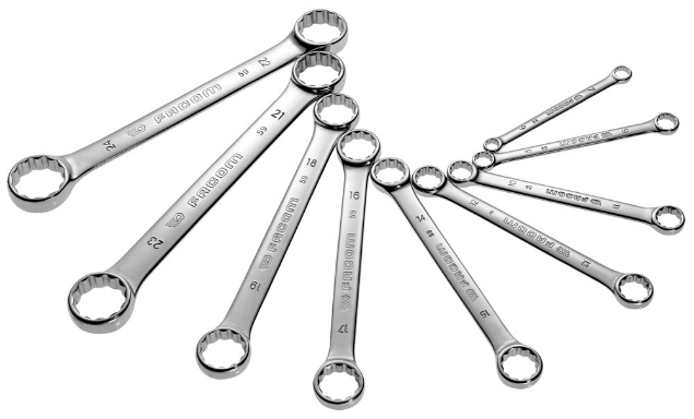 Afbeeldingen van Ringsleutelset Metrisch