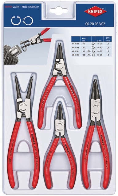 Afbeeldingen van KNIPEX Borgveertangenset