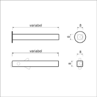 Afbeeldingen van AMI Wisselquickstift met kantelaar