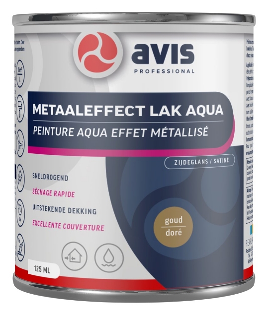 Afbeeldingen van AVIS Metaaleffect Lak Aqua